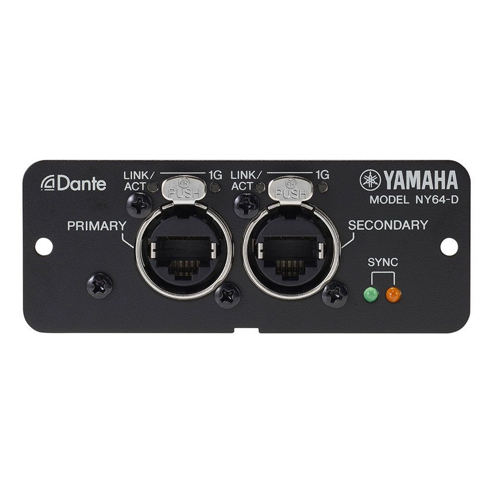  Yamaha NY64-D Dante Input Output Expansion Card For TF Series Analog Mixers(Yamaha Ny64 D Dante Input Output Expansion Card For Tf Series Analog Mixers)