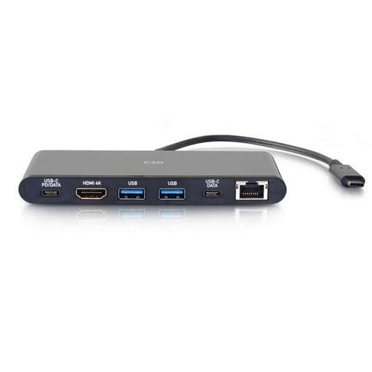  C2G USB-C 6-In-1 Mini Dock With HDMI And Ethernet(C2g Usb C 6 In 1 Mini Dock With Hdmi And Ethernet)