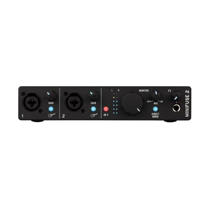  Arturia MiniFuse 2 USB-C Audio Interface, Black(Arturia Minifuse 2 Usb C Audio Interface Black)