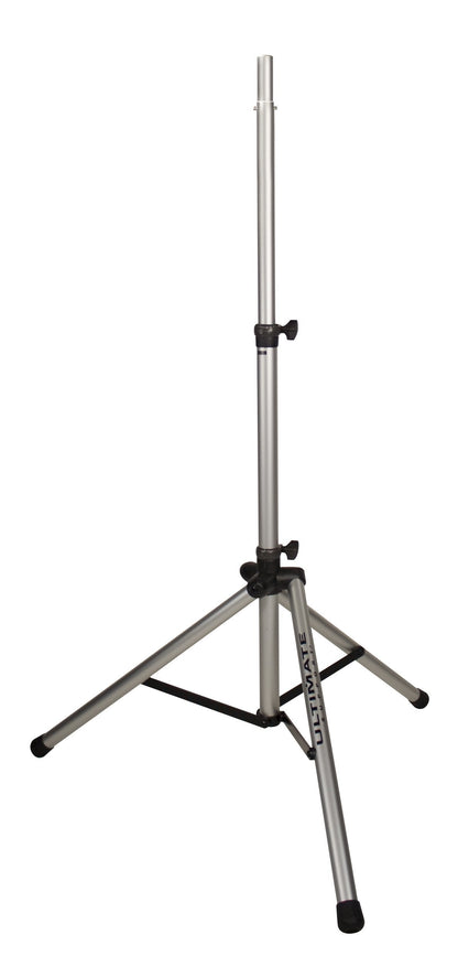  Ultimate Support TS-80S Aluminum Tripod Speaker Stand Integrated Adapter Silver(Ultimate Support Ts 80s Aluminum Tripod Speaker Stand Integrated Adapter Silver)