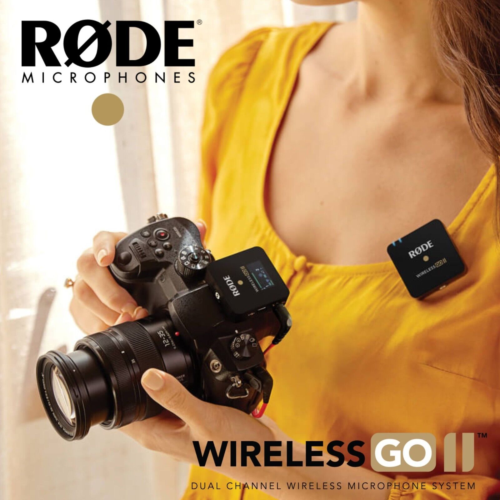  RODE Wireless GO II Single Digital Wireless Microphone Recorder(Rode Wireless Go Ii Single Digital Wireless Microphone Recorder)