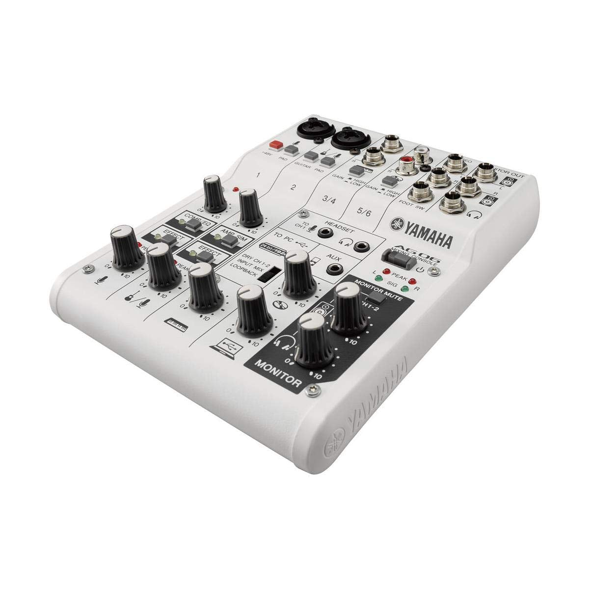 Yamaha AG06 6 Channel Mixer USB Audio Interface(Yamaha Ag06 6 Channel Mixer Usb Audio Interface)