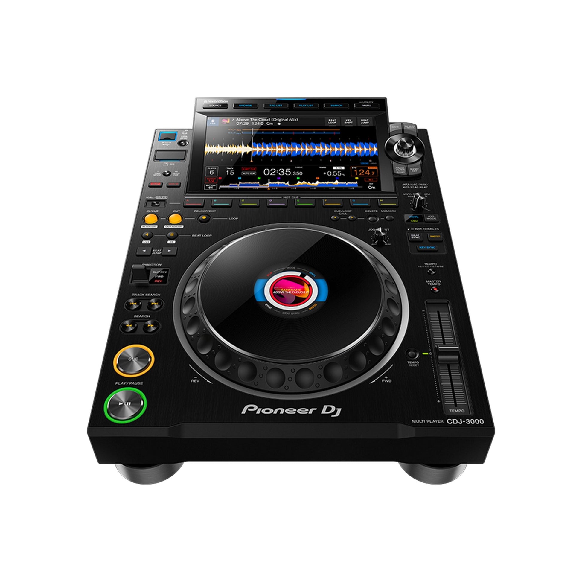  Pioneer DJ CDJ-3000 Professional DJ Multi Player, Black(Pioneer Dj Cdj 3000 Professional Dj Multi Player Black)