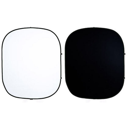  Savage CB112 Collapsible Background, Black/White 5 X 6-Feet(Savage Cb112 Collapsible Background Black White 5 X 6 Feet)
