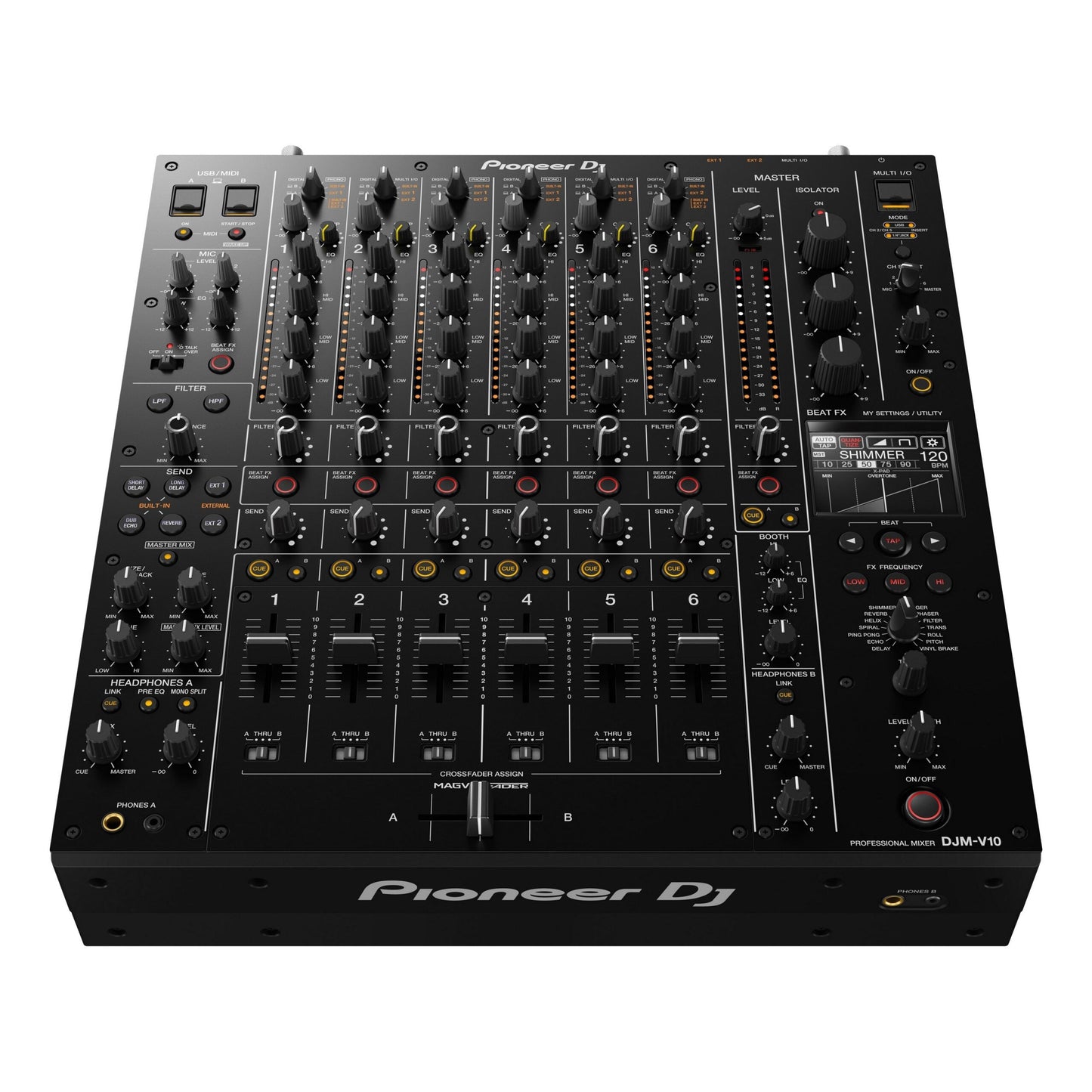  Pioneer DJ DJM-V10 6-Channel Professional DJ Mixer(Pioneer Dj Djm V10 6 Channel Professional Dj Mixer)