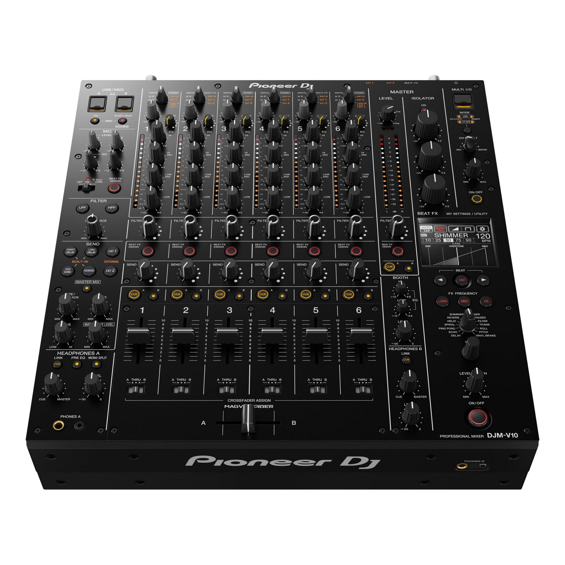 Pioneer DJ DJM-V10 6-Channel Professional DJ Mixer(Pioneer Dj Djm V10 6 Channel Professional Dj Mixer)