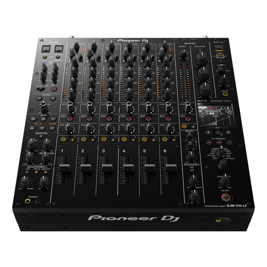  Pioneer DJ DJM-V10-LF 6-Channel Professional DJ Mixer With Long Faders(Pioneer Dj Djm V10 Lf Creative Style 6 Channel Mixer With Long Fader)