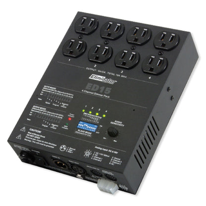  Eliminator Lighting ED15 4 Channel DMX Dimmer Pack(Eliminator Lighting Ed15 4 Channel Dmx Dimmer Pack)
