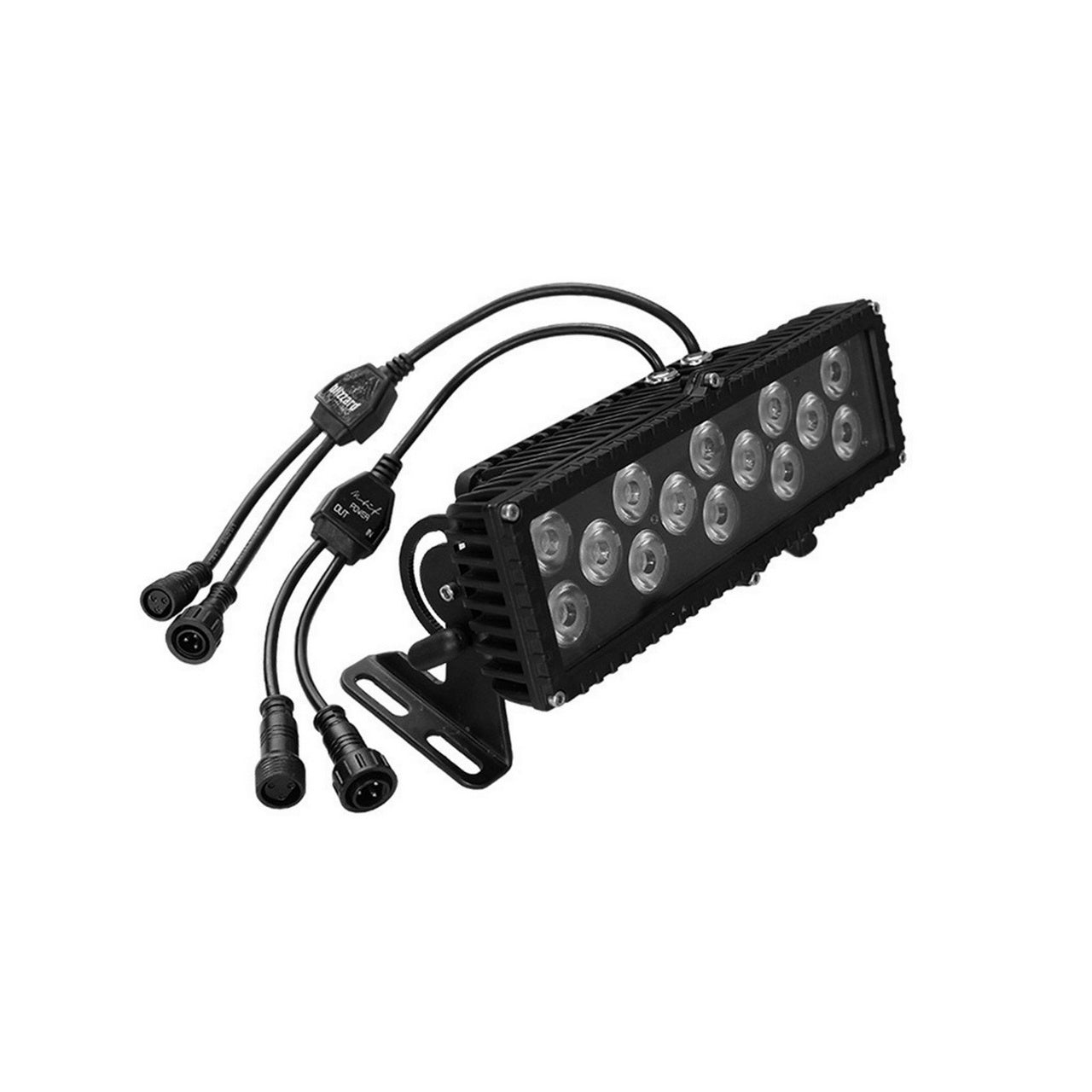  Blizzard Lighting Motif Fresco 14x 3W Tri Color RGB LED Wash Fixture Black(Blizzard Lighting Motif Fresco 14x 3w Tri Color Rgb Led Wash Fixture Black)