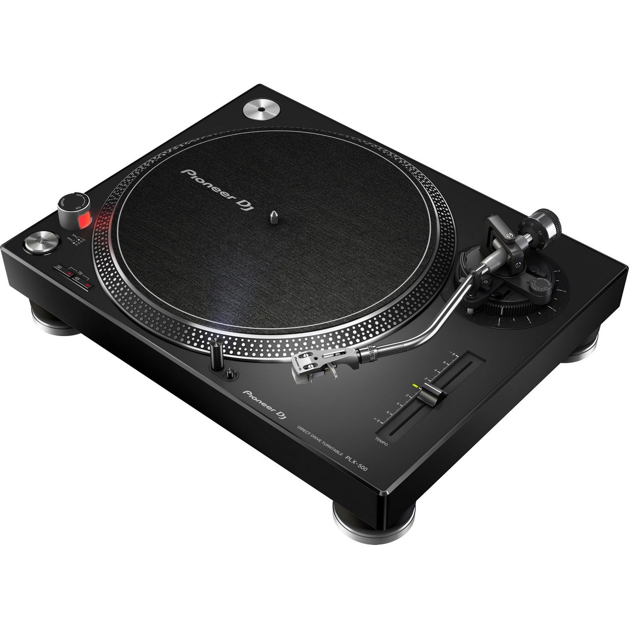  Pioneer PLX-500-K High Torque Direct Drive USB Turntable Black (Used)(Pioneer Plx 500 K High Torque Direct Drive Usb Turntable Black Used 1)