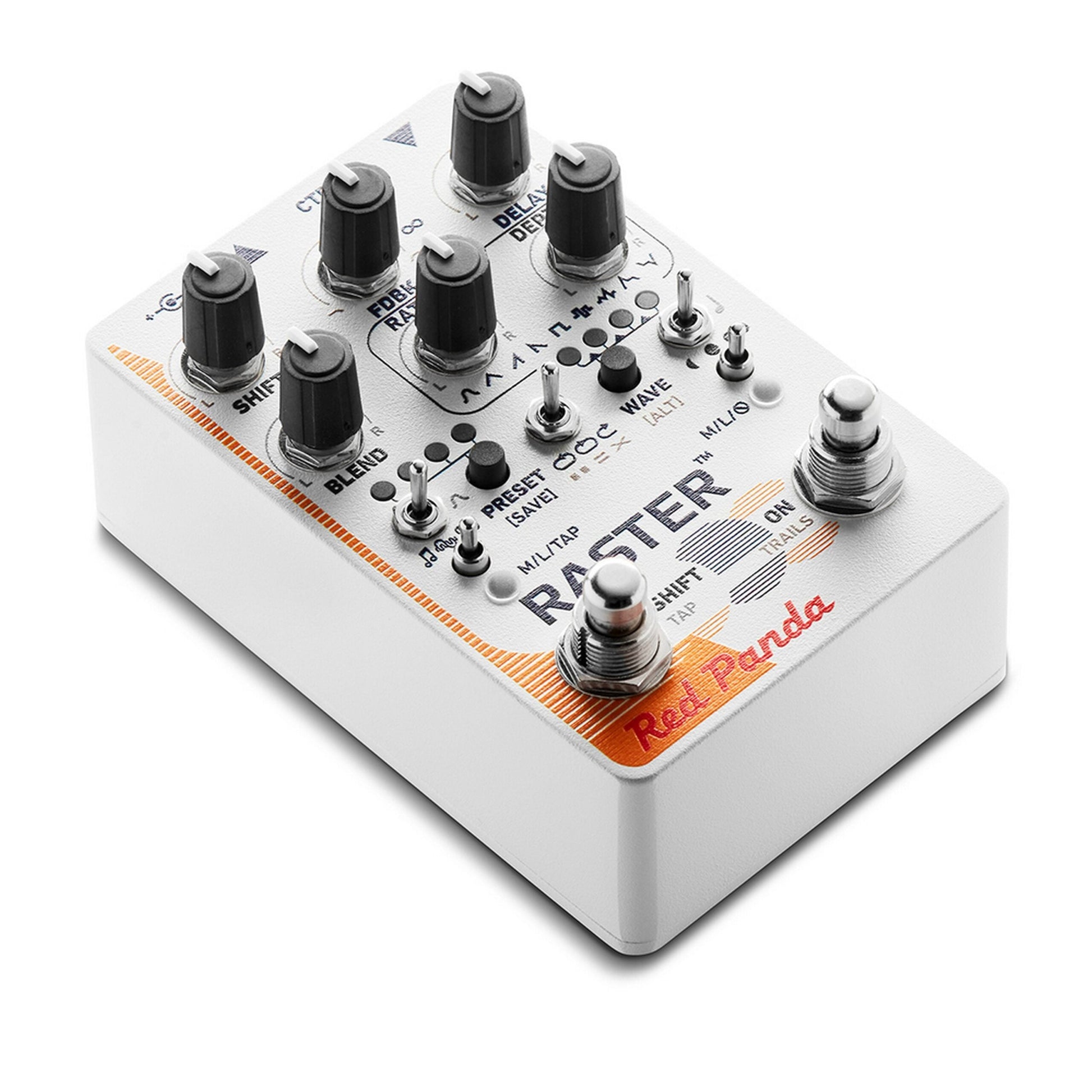  Red Panda Raster 2 Digital Delay Pedal(Red Panda Raster 2 Digital Delay Pedal)