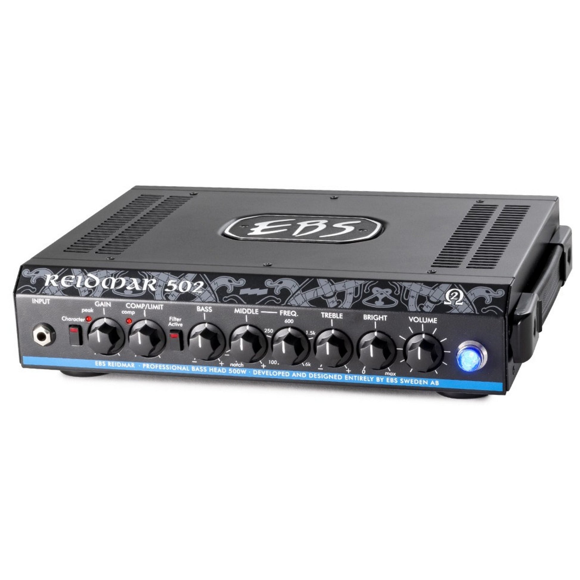  EBS Reidmar 502 500W 2-Ohm Bass Amplifier Head(Ebs Reidmar 502 500w 2 Ohm Bass Amplifier Head)