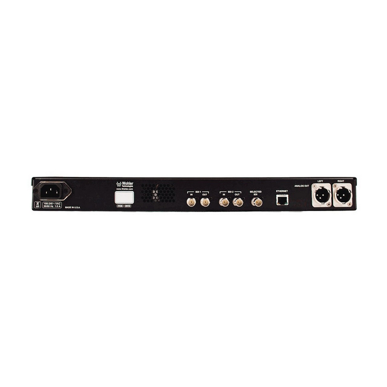  Wohler AMP1-16-M Dual SDI 16 Channel Rackmount Audio Monitor(Wohler Amp1 16 M Dual Sdi 16 Channel Rackmount Audio Monitor)
