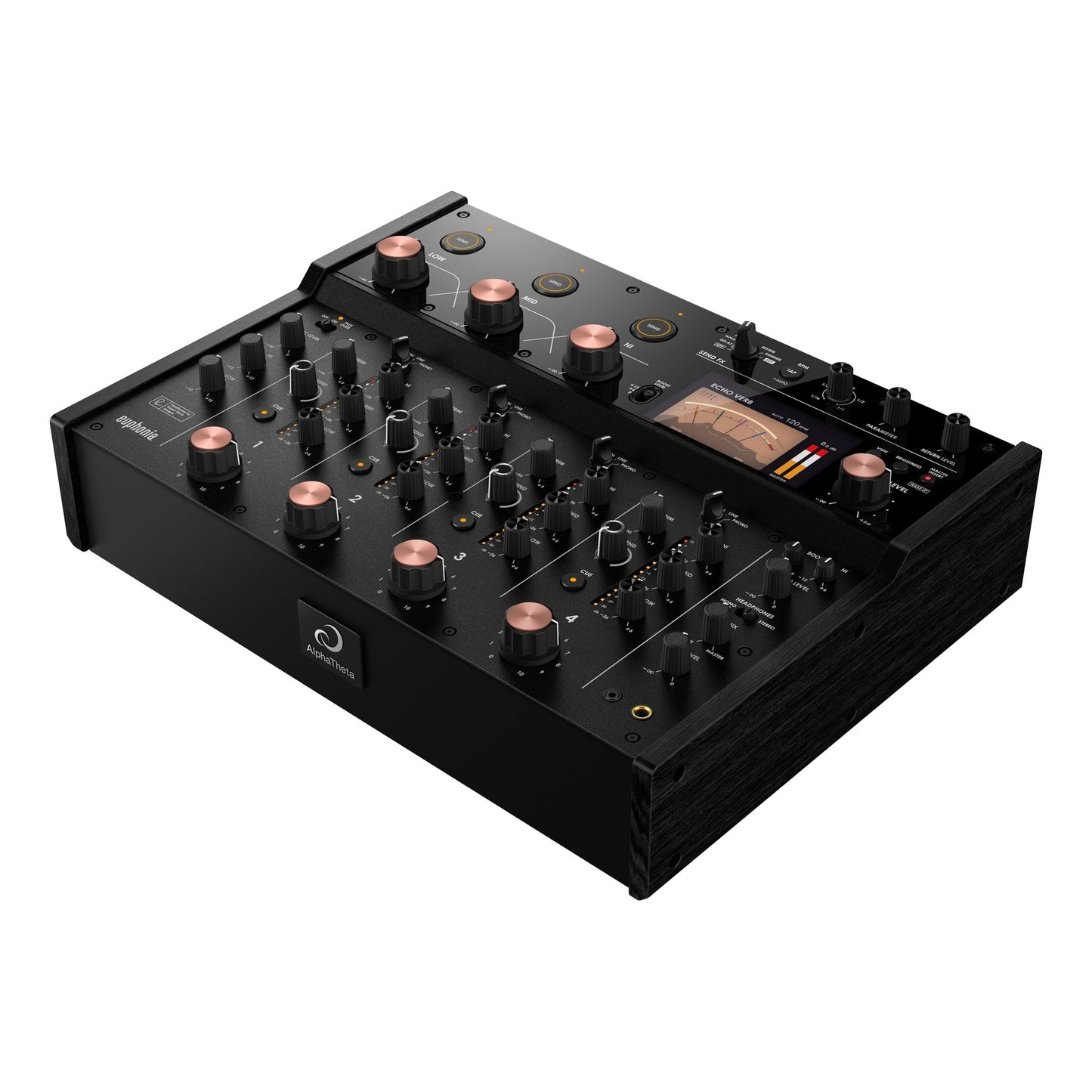  AlphaTheta Euphonia Professional 4-Channel Rotary Mixer(Alphatheta Euphonia Professional 4 Channel Rotary Mixer)