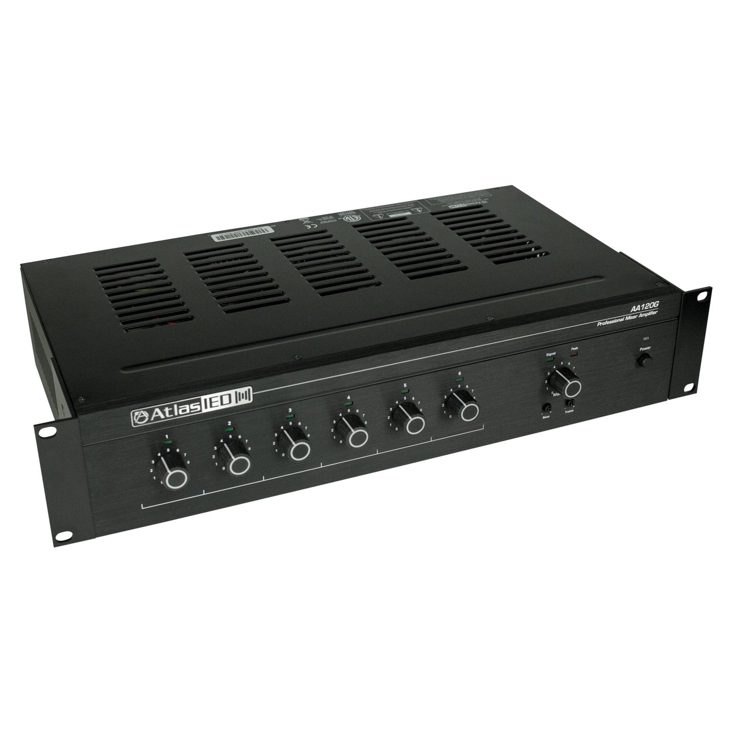  AtlasIED AA120G 120W 6-Input Mixer Amplifier(Atlasied Aa120g 120w 6 Input Mixer Amplifier)
