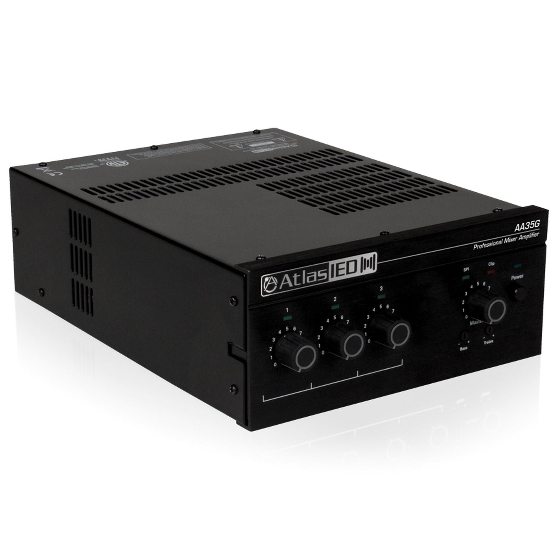  AtlasIED AA35G 3-Input, 35-Watt Mixer Amplifier With Global Power Supply(Atlasied Aa35g 3 Input 35 Watt Mixer Amplifier With Global Power Supply)