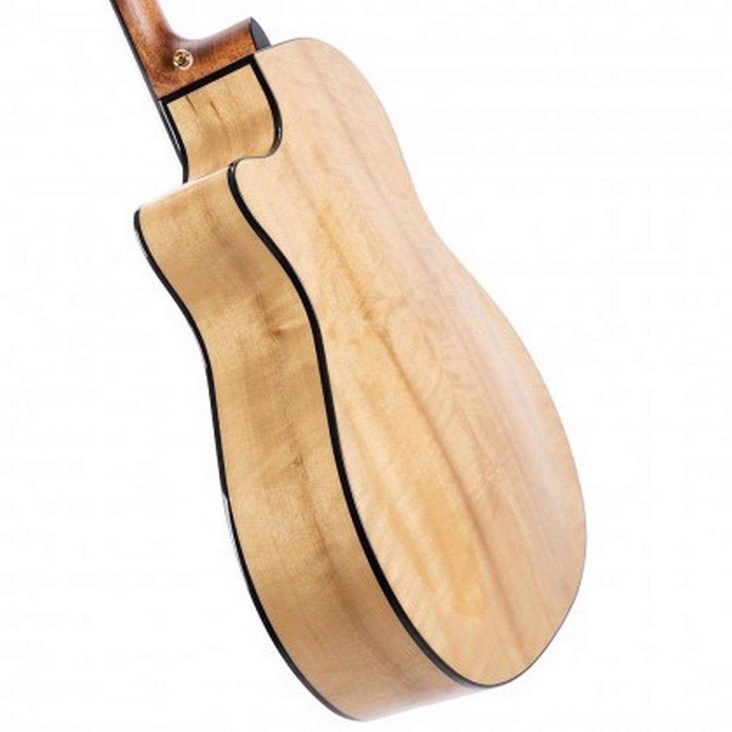 Cort GA-MY Bevel Acoustic-Electric Guitar, Myrtlewood, Natural(Cort Ga My Bevel Acoustic Electric Guitar Myrtlewood Natural)