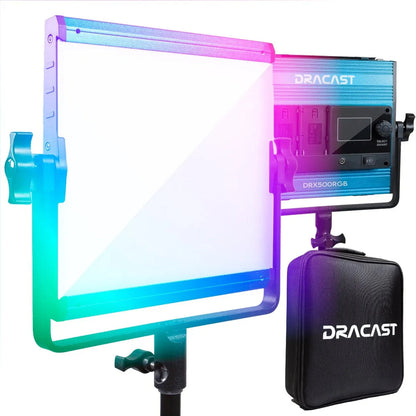  Dracast DRX3500RGBS X Series LED500 RGB And Bi-Color LED 3 Light Kit With Nylon Padded Travel Case(Dracast Drx3500rgbs X Series Led500 Rgb And Bi Color Led 3 Light Kit With Nylon Padded Travel Case)