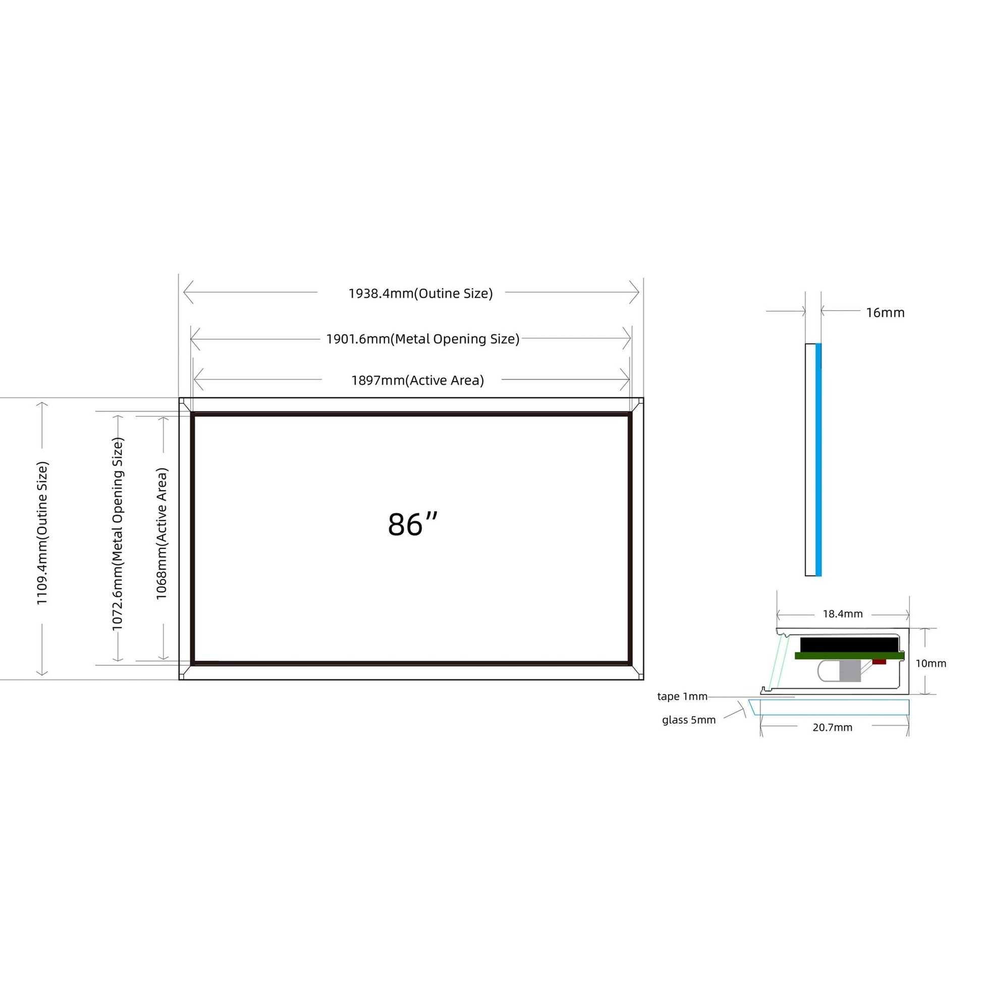  Eiki EIF86W Interactive Smart Frame(Eiki Eif86w Interactive Smart Frame)
