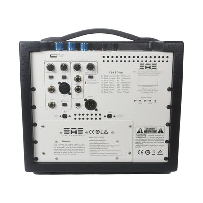  Elite Acoustics A1-8 BP 3-Channel Battery Powered Acoustic Guitar Amplifier, Black(Elite Acoustics A1 8 Bp 3 Channel Battery Powered Acoustic Guitar Amplifier Black)