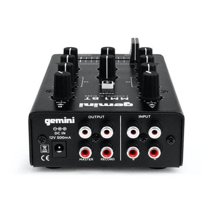  Gemini MM1BT 2 Channel DJ Mixer With Bluetooth Input(Gemini Mm1bt 2 Channel Dj Mixer With Bluetooth Input)
