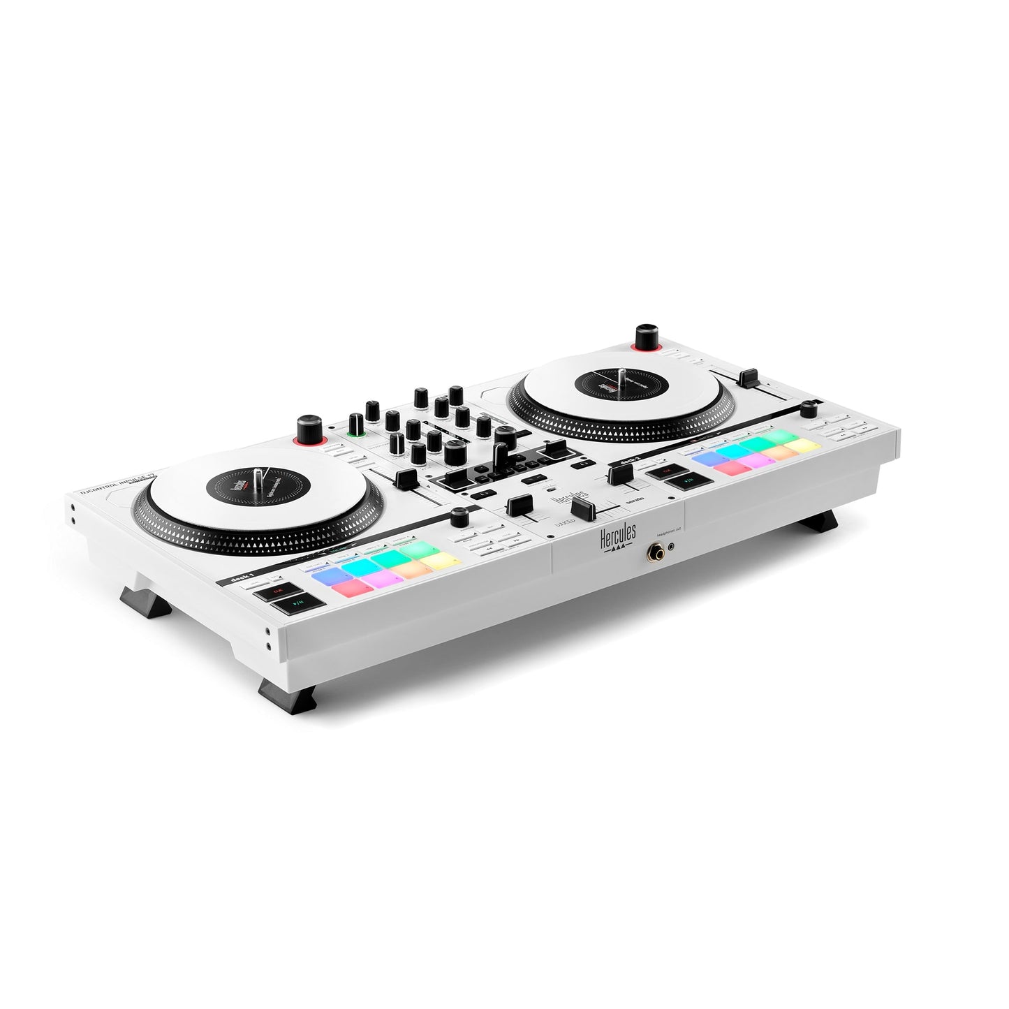  Hercules DJ Control Inpulse T7 2-Deck DJ Controller, White(Hercules Djcontrol Inpulse T7 White Edition Motorized Dj Controller)