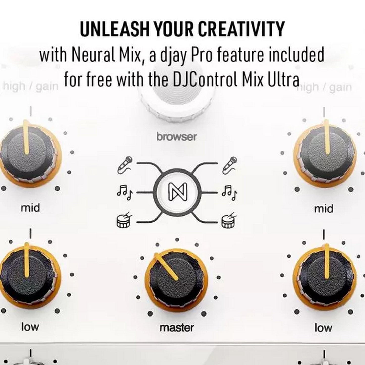  Hercules DJControl Mix Ultra 2-Channel Compact Mobile DJ Controller(Hercules Djcontrol Mix Ultra 2 Channel Compact Mobile Dj Controller)