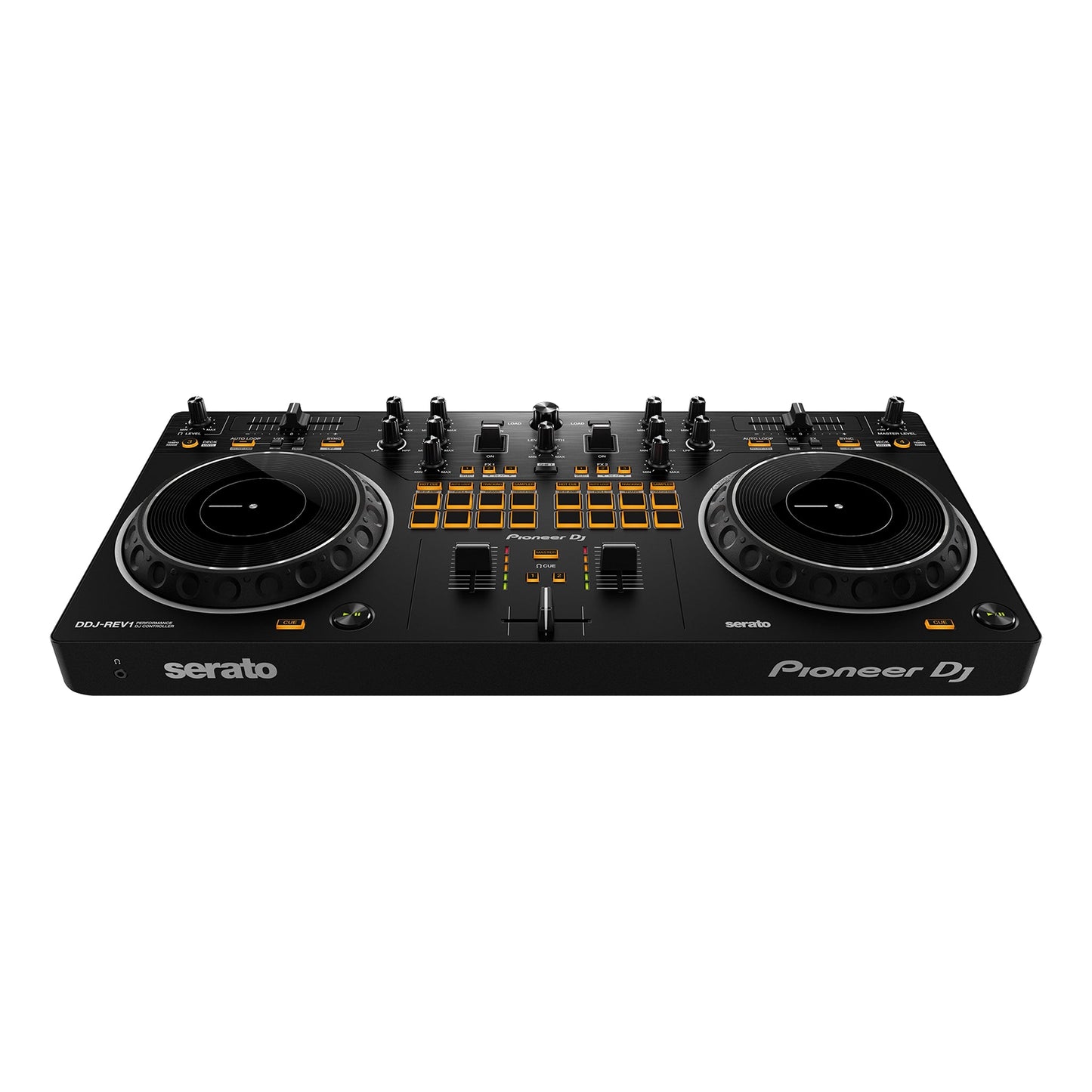  Pioneer DJ DDJ-REV1 Scratch-Style 2-Channel DJ Controller For Serato DJ Lite, Black (Used)(Pioneer Dj Ddj Rev1 Scratch Style 2 Channel Dj Controller For Serato Dj Lite Black Used 1)