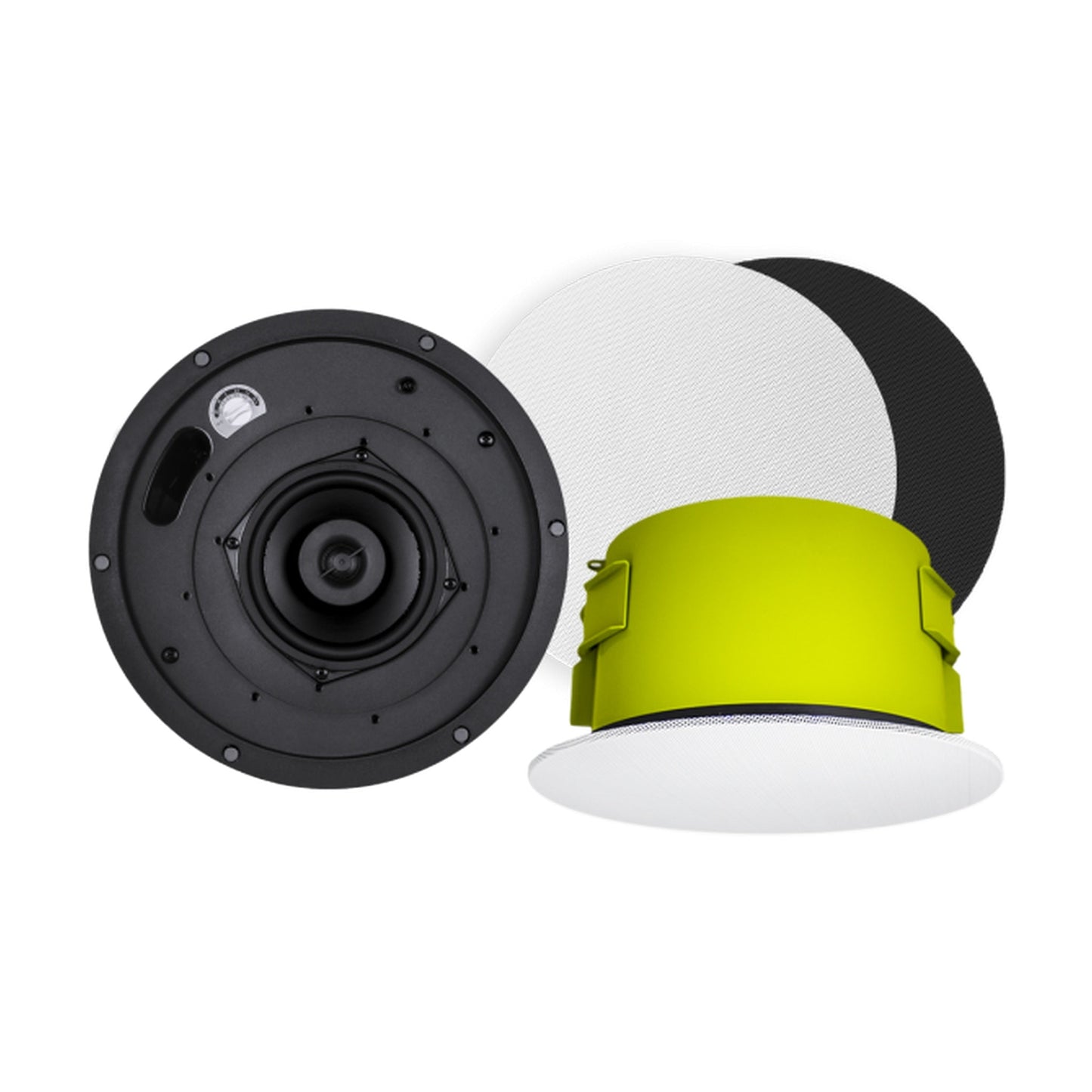  SoundTube CM52‑BGM‑II‑WH 5.25-Inch In‑Ceiling Speaker With White Grille(Soundtube Cm52 Bgm Ii Wh 525 Inch In Ceiling Speaker With White Grille)