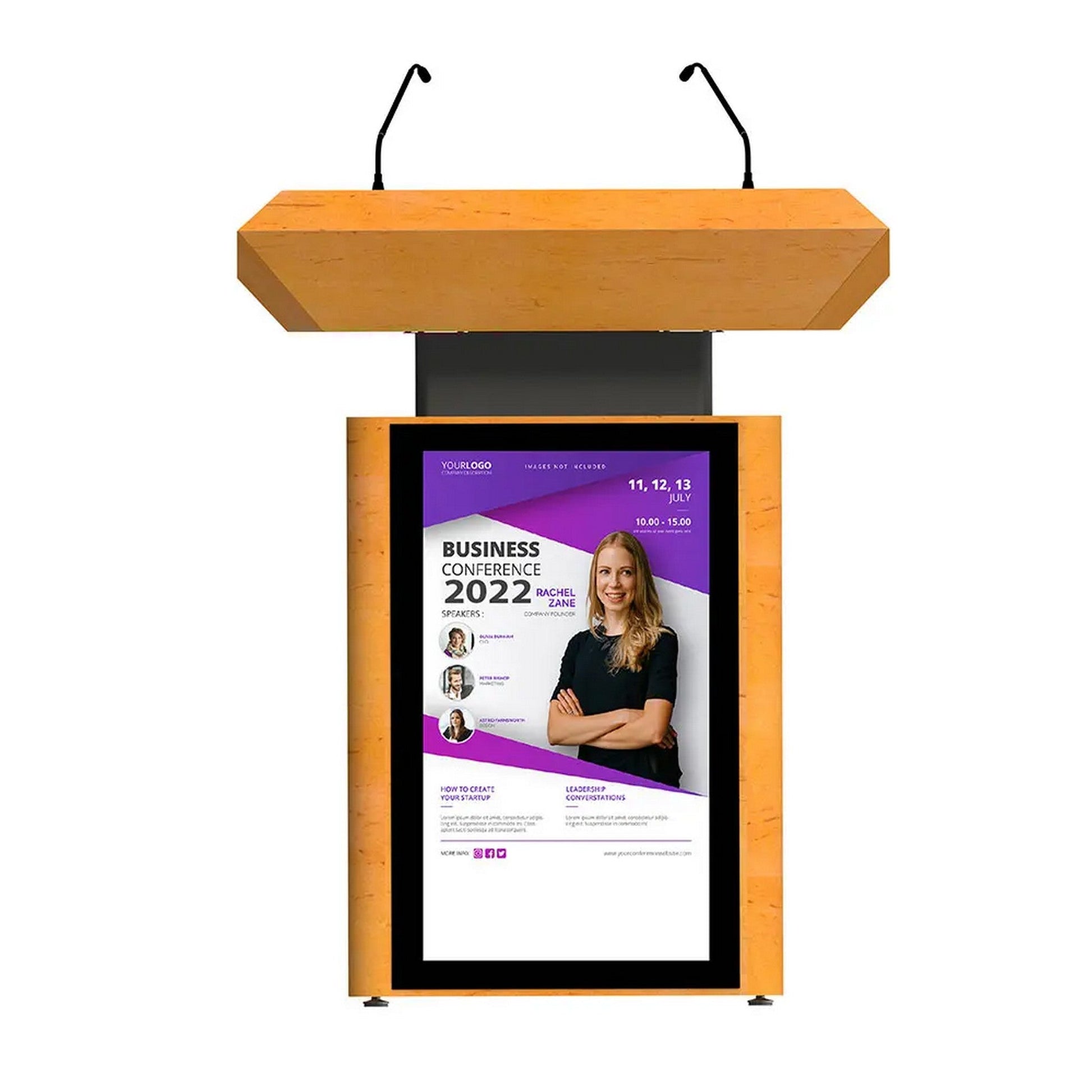  TEMAS TW23P 22-Inch Speaker Screen And 32-Inch Front Screen Digital Lectern(Temas Tw23p 22 Inch Speaker Screen And 32 Inch Front Screen Digital Lectern)