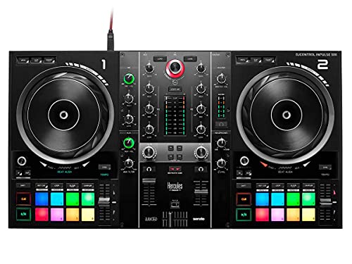  Hercules DJC-INPULSE-500 2-Deck USB DJ Controller For Serato(Hercules Djc Inpulse 500 2 Deck Usb Dj Controller For Serato)