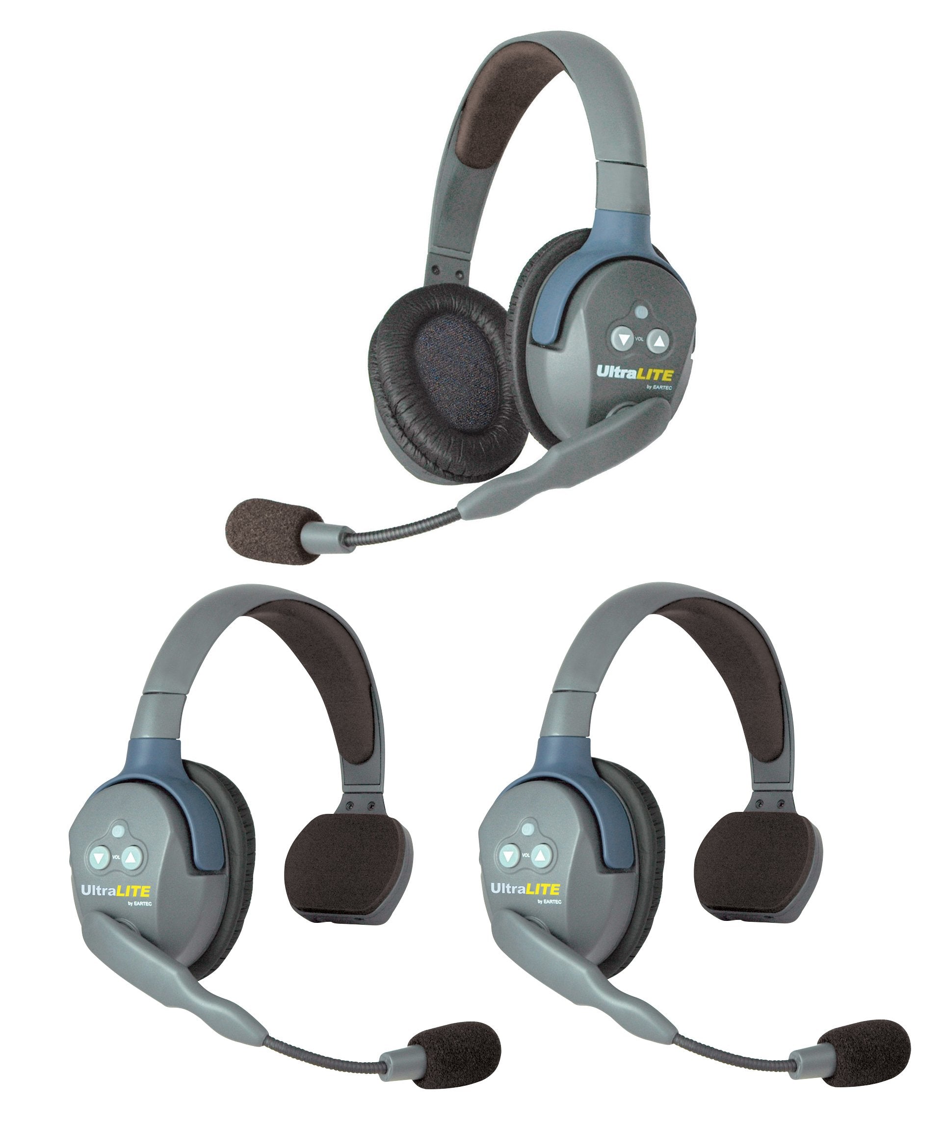  Eartec UL321 UltraLITE 3 Person System With 2 Single 1 Double Headset(Eartec Ul321 Ultralite 3 Person System With 2 Single 1 Double Headset)