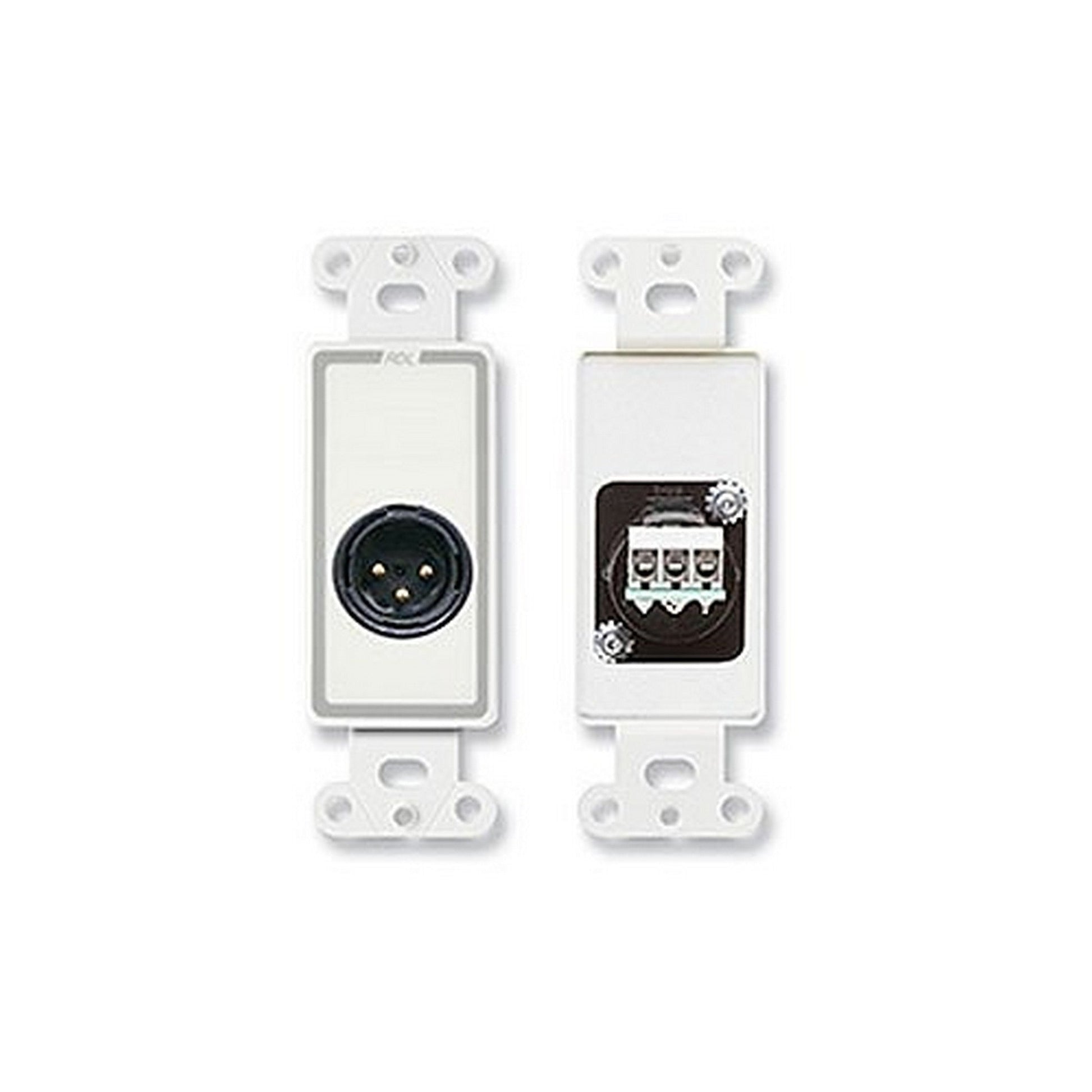  RDL D-XLR3M Plate With 3-Pin XLR Male(Rdl D Xlr3m Plate With 3 Pin Xlr Male)
