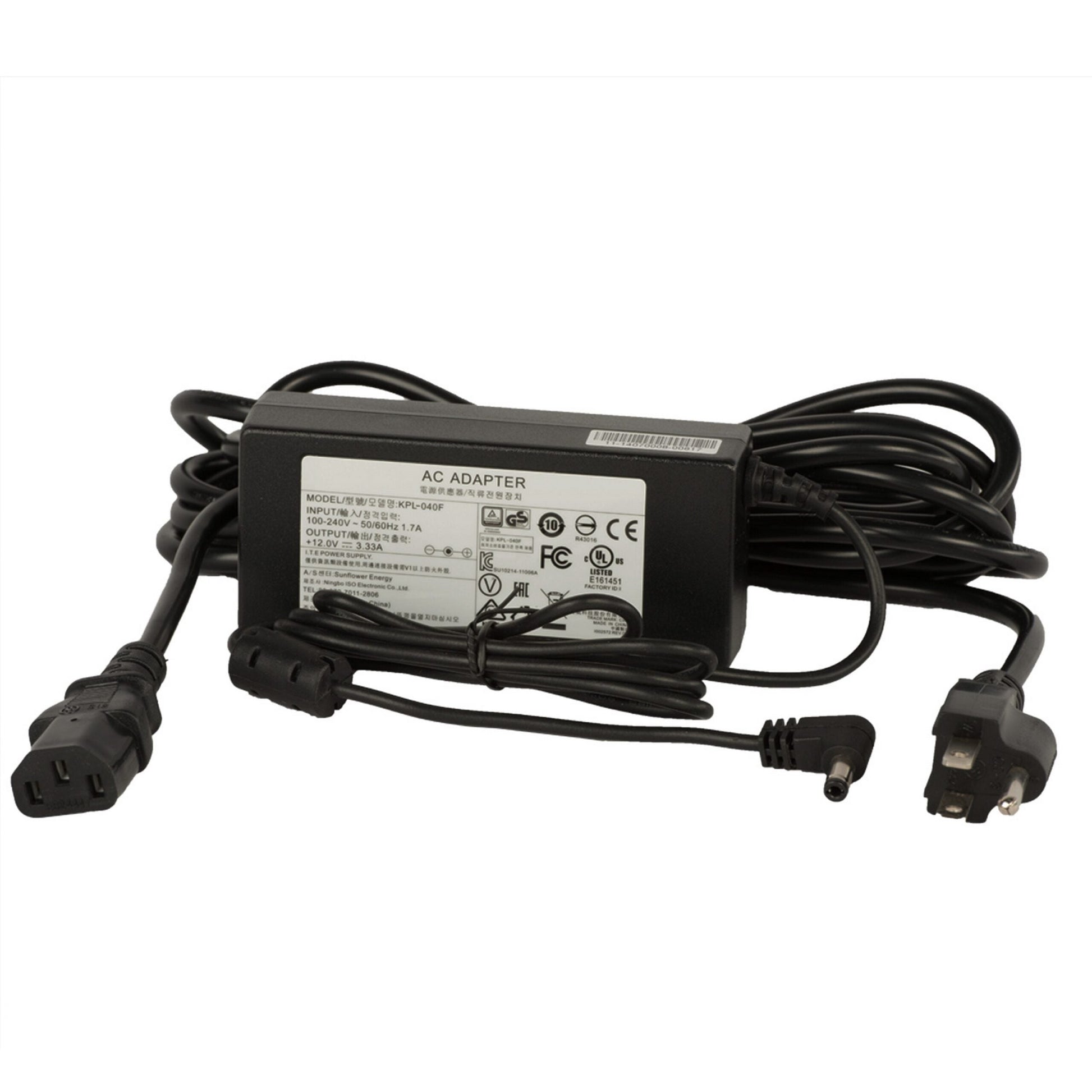  Ikan KPL-040F-VI 12 Volt 3.3 Amp AC Adapter(Ikan Kpl 040f Vi 12 Volt 3 3 Amp Ac Adapter)