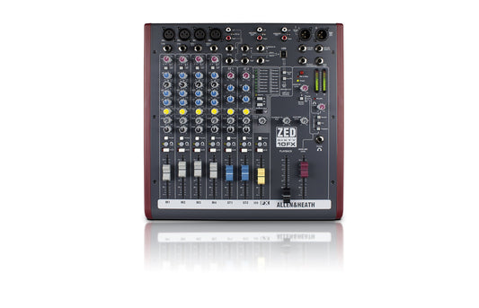  Allen & Heath ZED-60/10FX Portable 4 Mic Line 2 Stereo Input 60 Mm Faders FX Mixer(Allen Heath Zed 60 10fx Portable 4 Mic Line 2 Stereo Input 60 Mm Faders Fx Mixer)