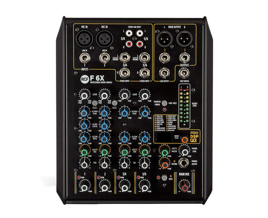  RCF F6-X 6-Channel Mixer(Rcf F6 X 6 Channel Mixer)