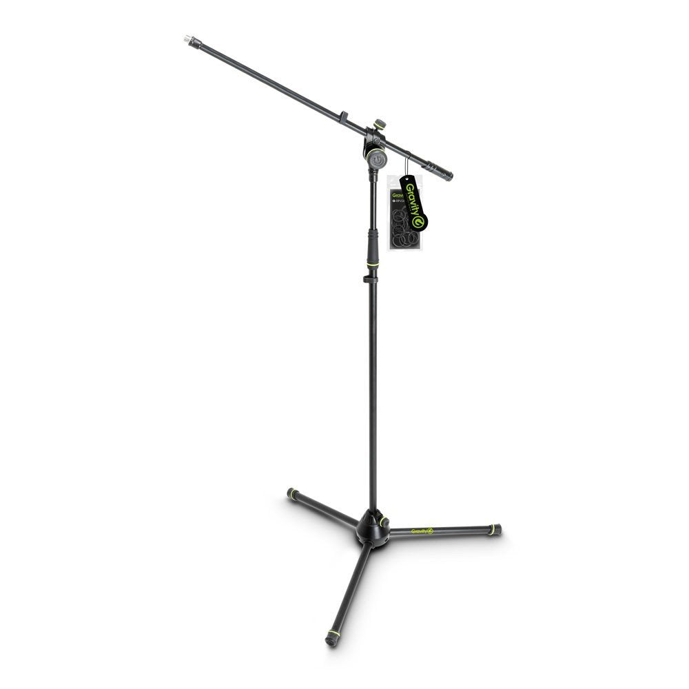  Gravity MS 4321 B Microphone Stand With Folding Tripod Base And 2-Point Adjustment Boom(Gravity Ms 4321 B Microphone Stand With Folding Tripod Base And 2 Point Adjustment Boom)