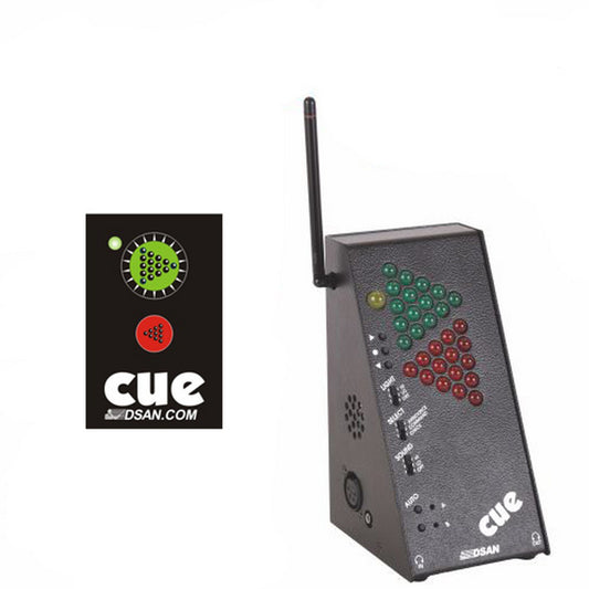  DSAN PC-SYS-AS2 PerfectCue System Cue Light And Sound Signaling System With 2-Command Button Transmitter (PC-433BP-SYS)(Dsan Pc Sys As2 Perfectcue System Cue Light And Sound Signaling System With 2 Command Button Transmitter Pc 433bp Sys)