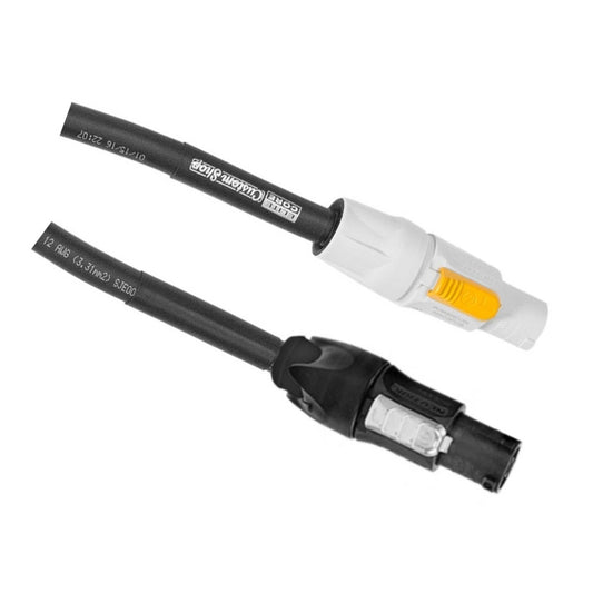  Elite Core PC12-TFB-4 4-Foot True1 Female To PowerCon B Gray Power Cable(Elite Core Pc12 Tfb 4 4 Foot True1 Female To Powercon B Gray Power Cable)