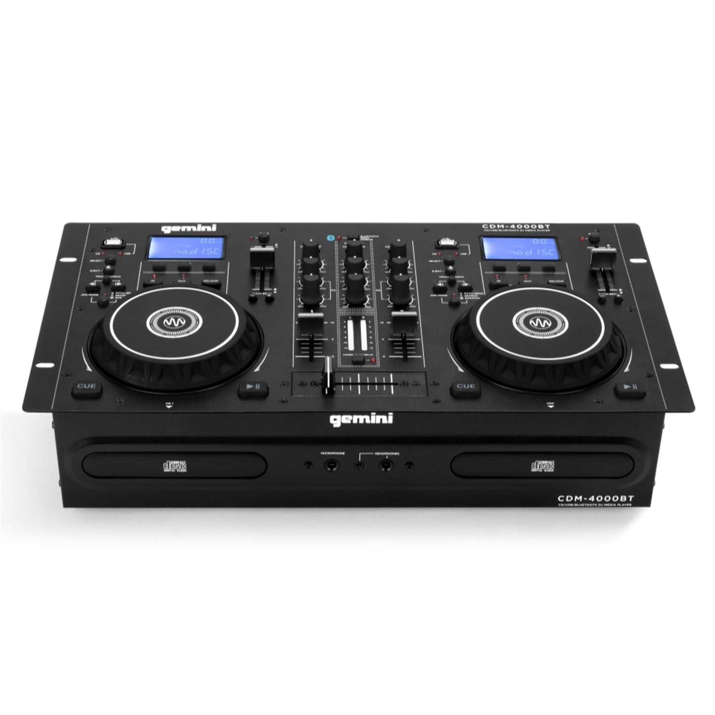  Gemini CDM-4000BT CD/Mixer Combo With Bluetooth Input (Used)(Gemini Cdm 4000bt Cd Mixer Combo With Bluetooth Input Used)