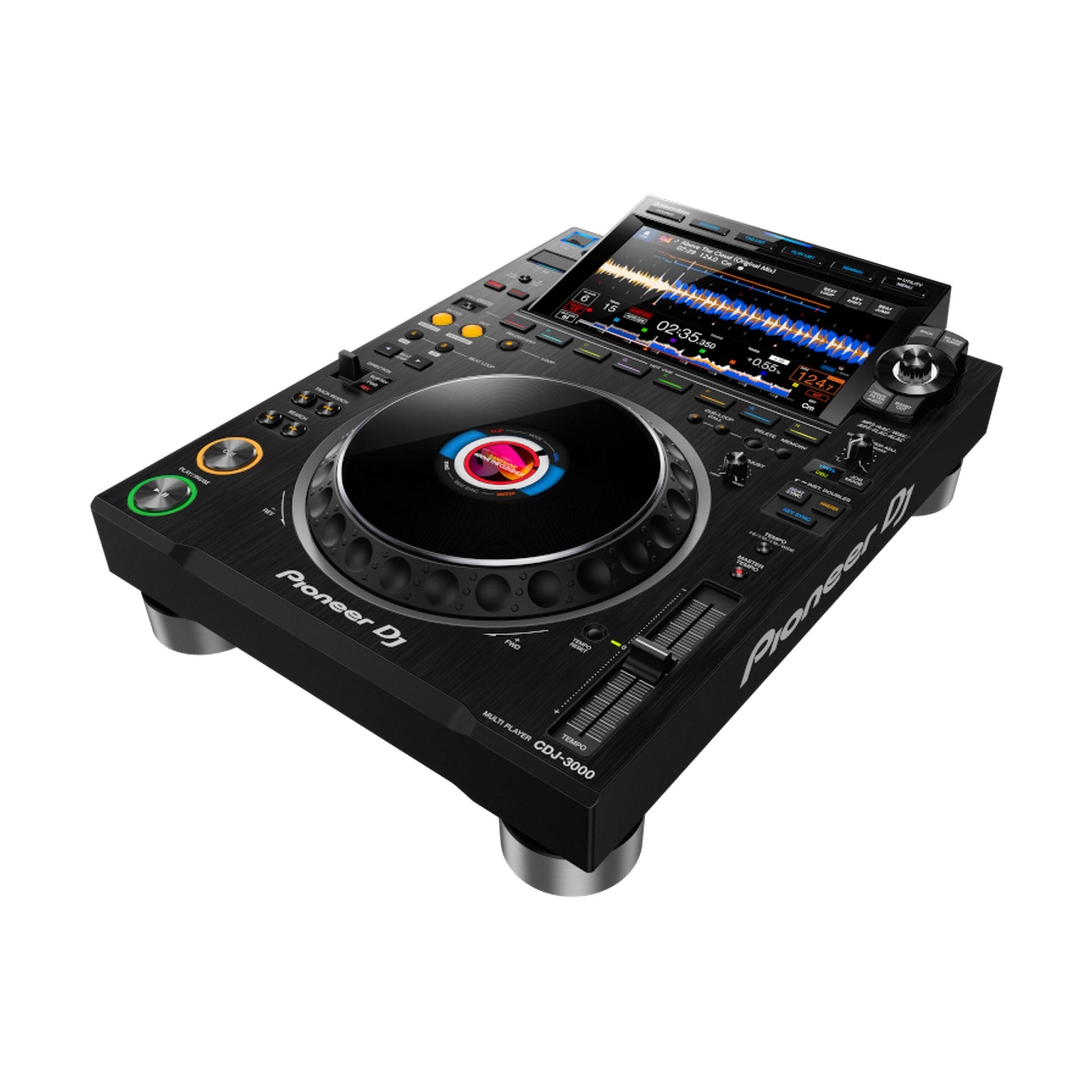  Pioneer DJ CDJ-3000 Professional DJ Multi Player, Black(Pioneer Dj Cdj 3000 Professional Dj Multi Player Black)