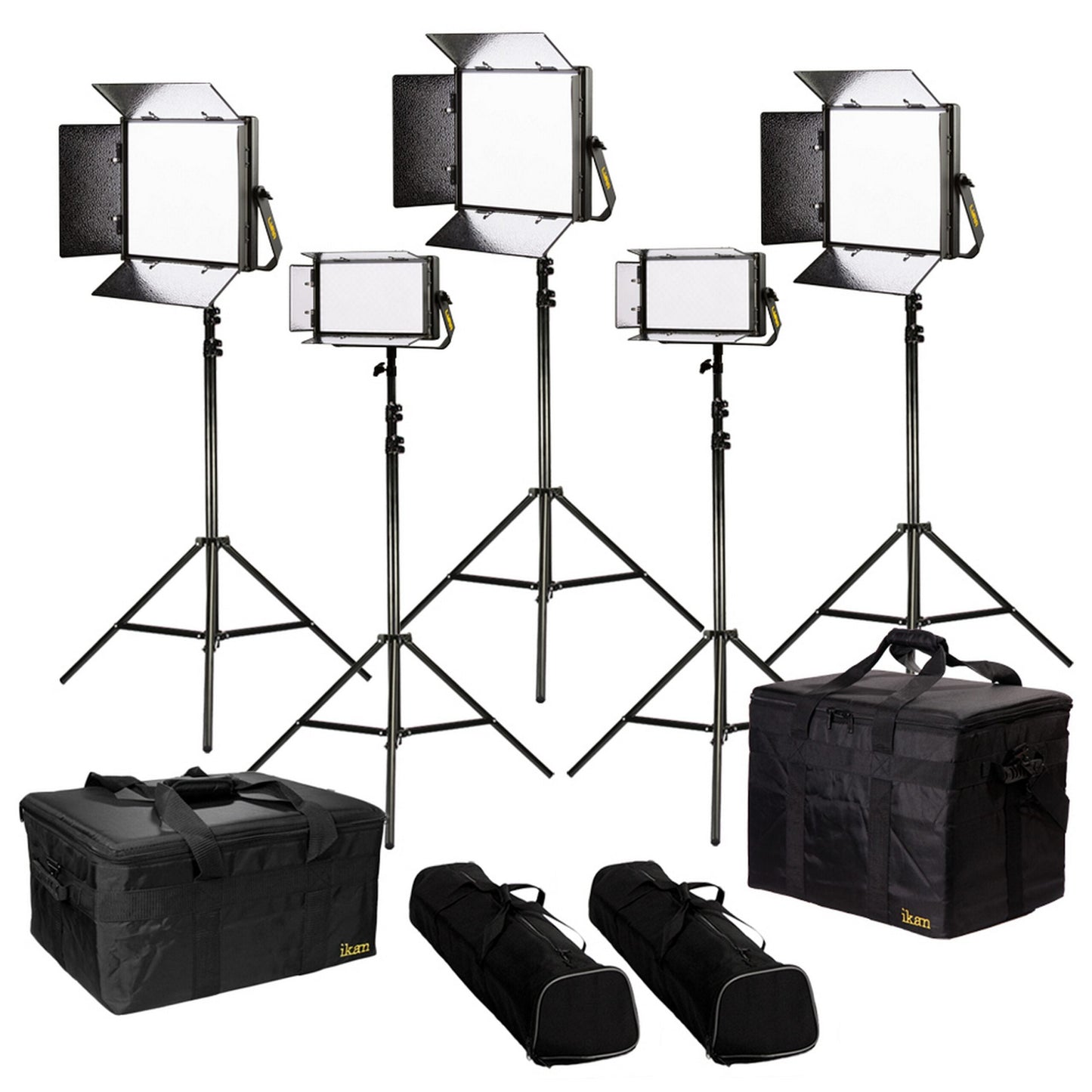  Ikan LB-3F2H Lyra Bi-Color 5-Point LED Soft Panel Light Kit(Ikan Lb 3f2h Lyra Bi Color 5 Point Led Soft Panel Light Kit)