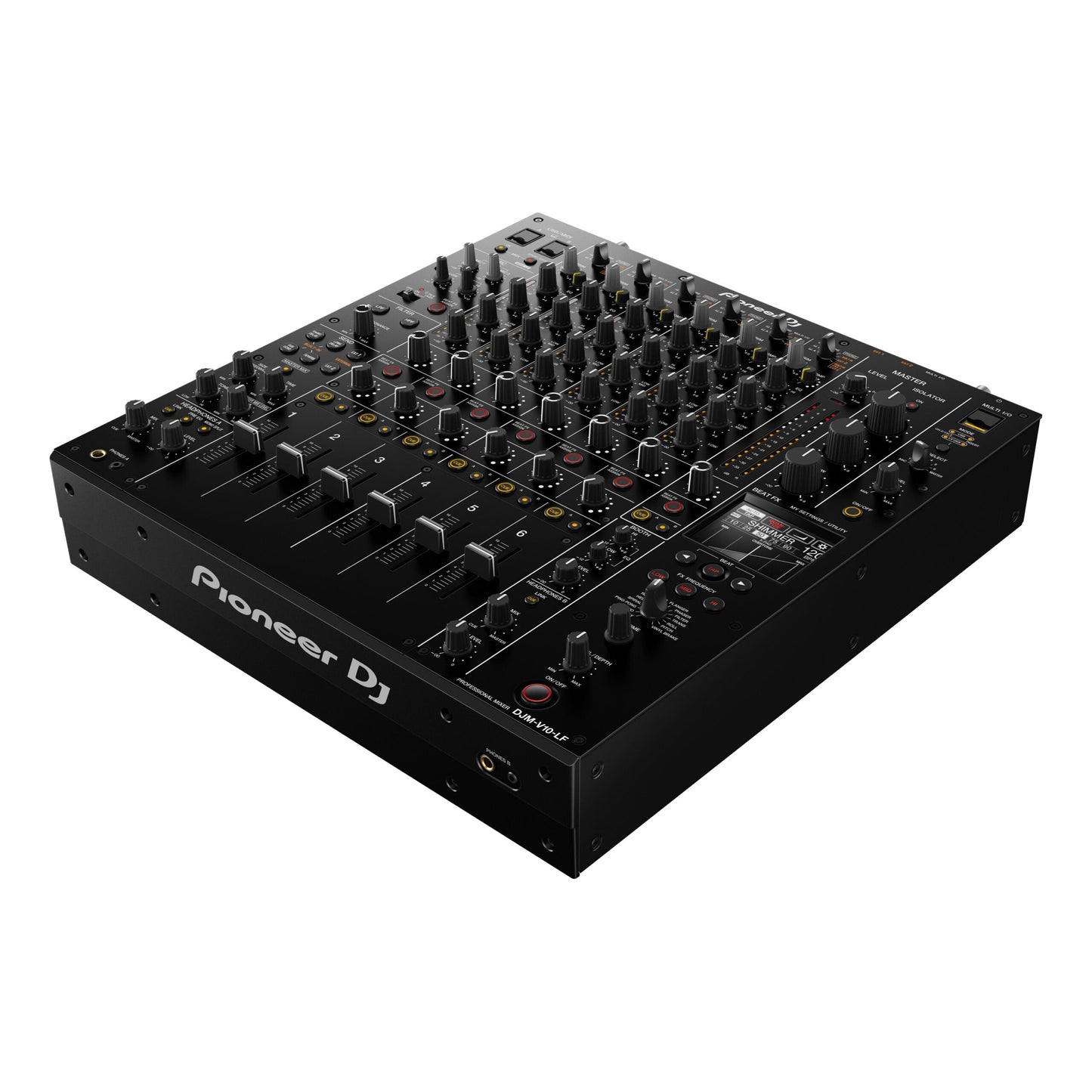  Pioneer DJ DJM-V10-LF 6-Channel Professional DJ Mixer With Long Faders(Pioneer Dj Djm V10 Lf Creative Style 6 Channel Mixer With Long Fader)