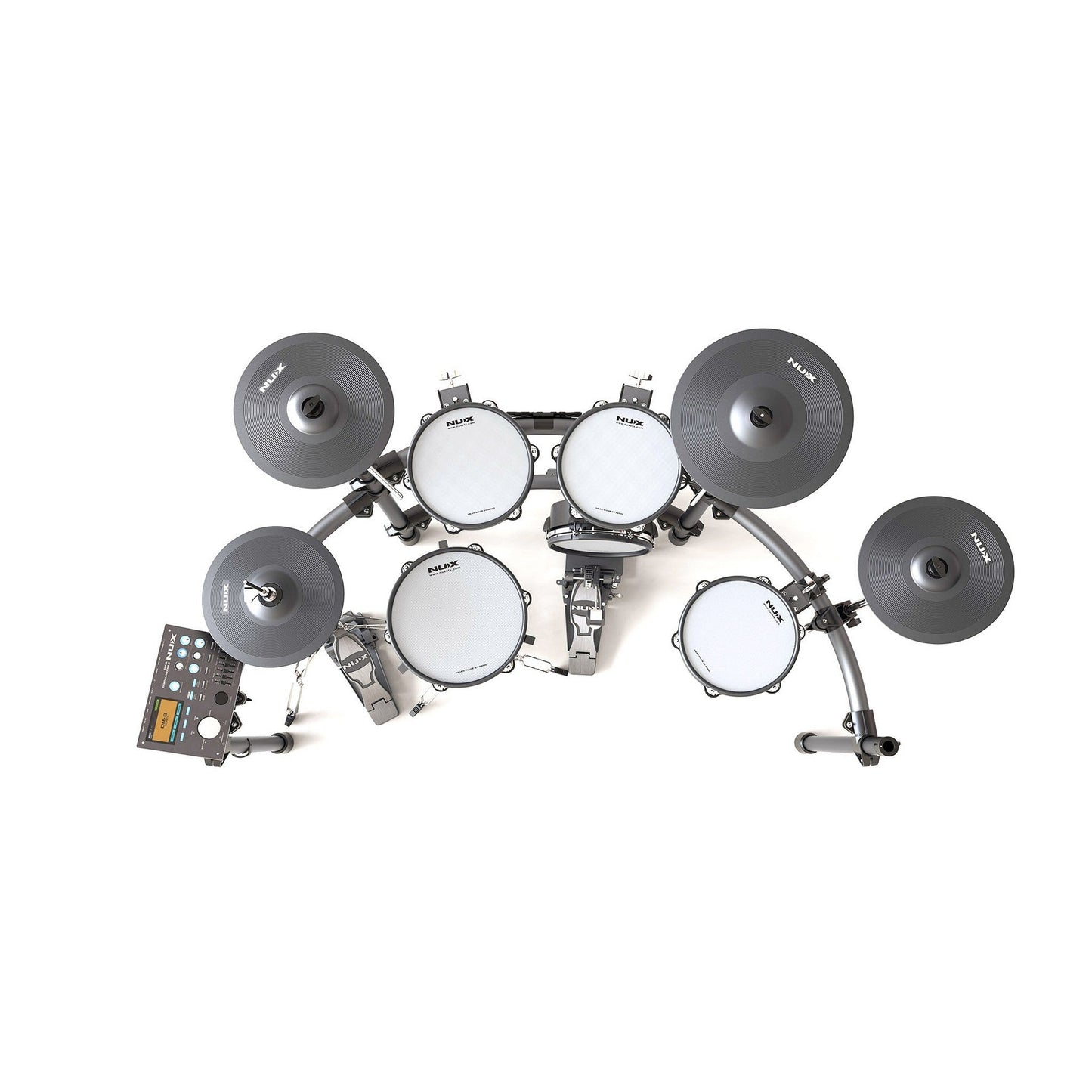  Nux DM-8 Remo Mesh-Head Electronic Drum Kit(Nux Dm 8 Remo Mesh Head Electronic Drum Kit)