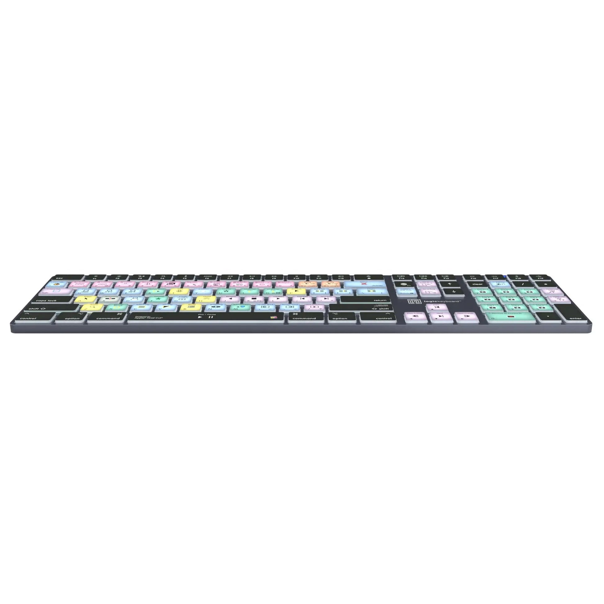  Logickeyboard Titan Wireless Backlit Shortcut Mac Keyboard For Final Cut Pro X(Logickeyboard Titan Wireless Backlit Shortcut Mac Keyboard For Final Cut Pro X)