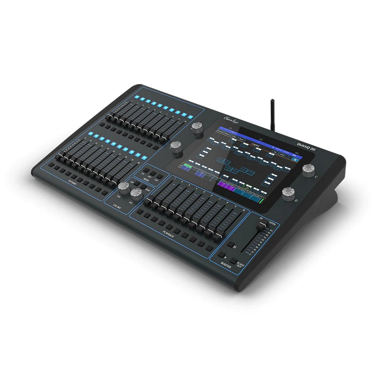  Chamsys QuickQ 20 2-Universe Lighting Console(Chamsys Quickq 20 2 Universe Lighting Console)