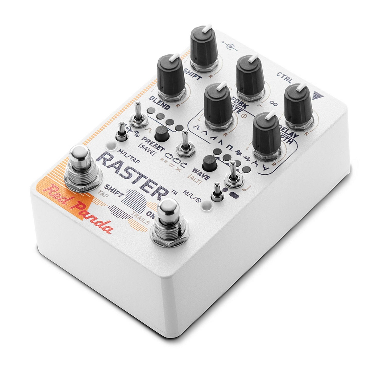  Red Panda Raster 2 Digital Delay Pedal(Red Panda Raster 2 Digital Delay Pedal)