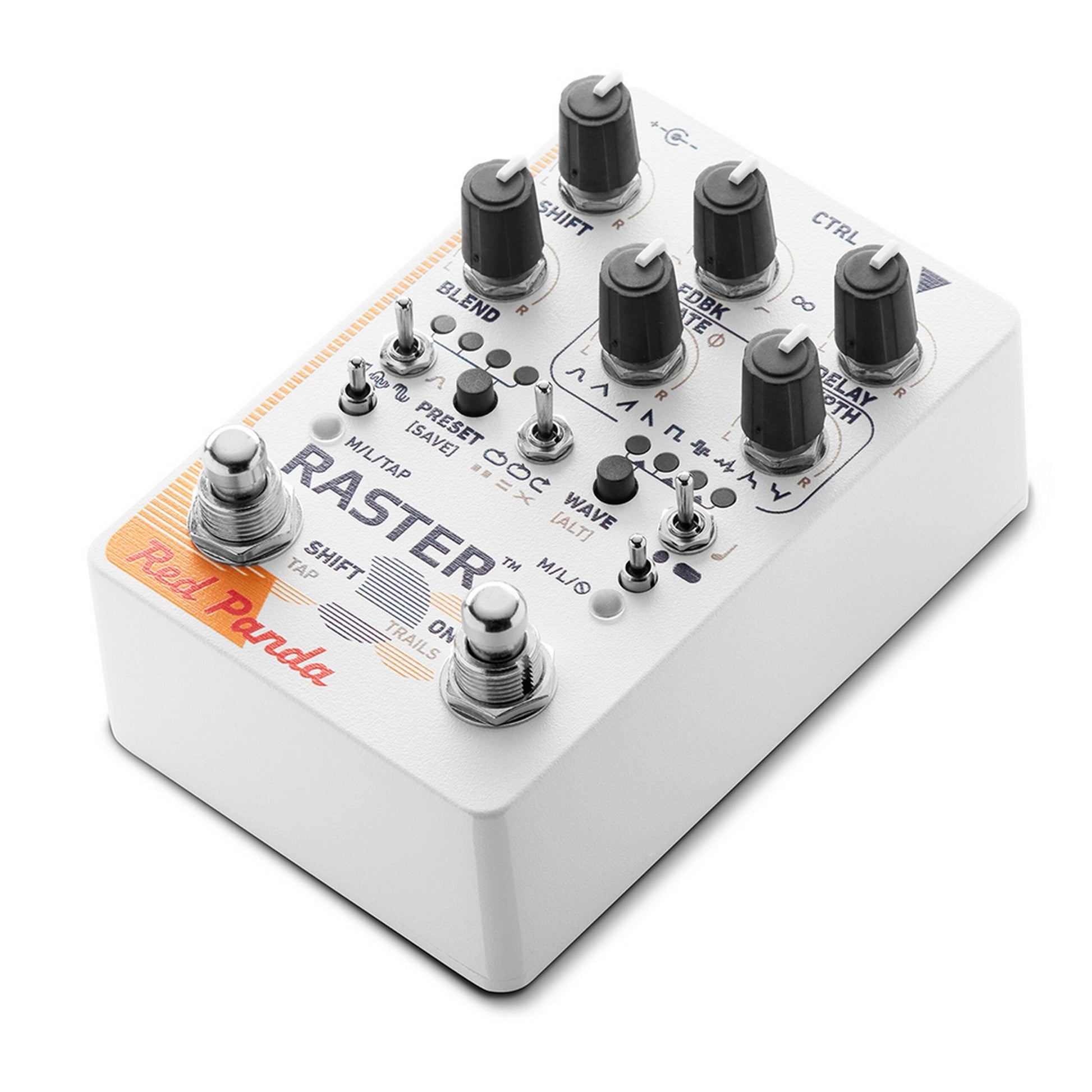  Red Panda Raster 2 Digital Delay Pedal(Red Panda Raster 2 Digital Delay Pedal)