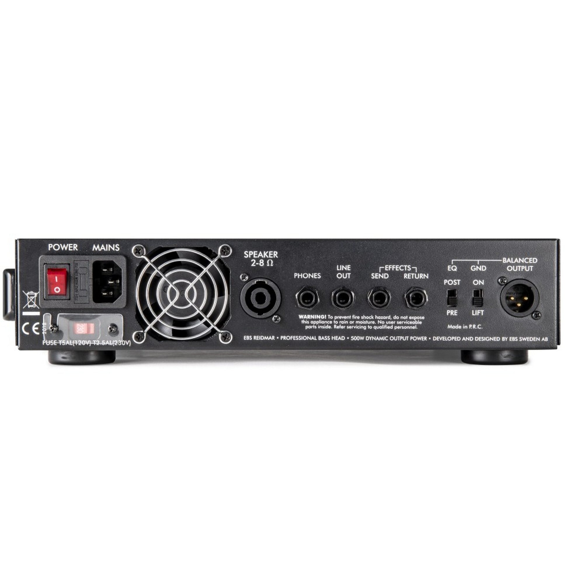  EBS Reidmar 502 500W 2-Ohm Bass Amplifier Head(Ebs Reidmar 502 500w 2 Ohm Bass Amplifier Head)