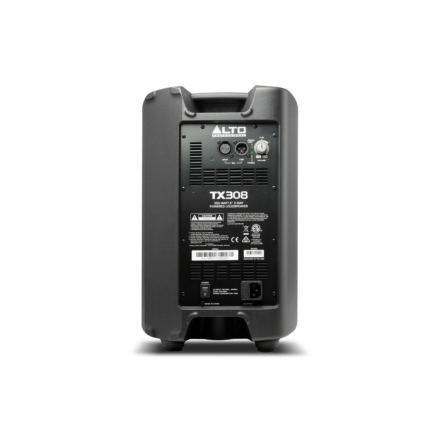  Alto Professional TX308 350-Watt 8-Inch 2-Way Powered Loudspeaker(Alto Professional Tx308 350 Watt 8 Inch 2 Way Powered Loudspeaker)